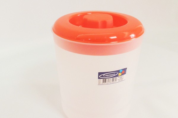 Tarro redondo con tapa 1500cc